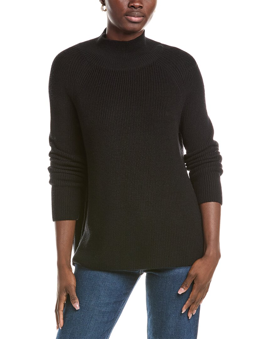 

Шерстяной свитер с высоким воротом EILEEN FISHER, черный