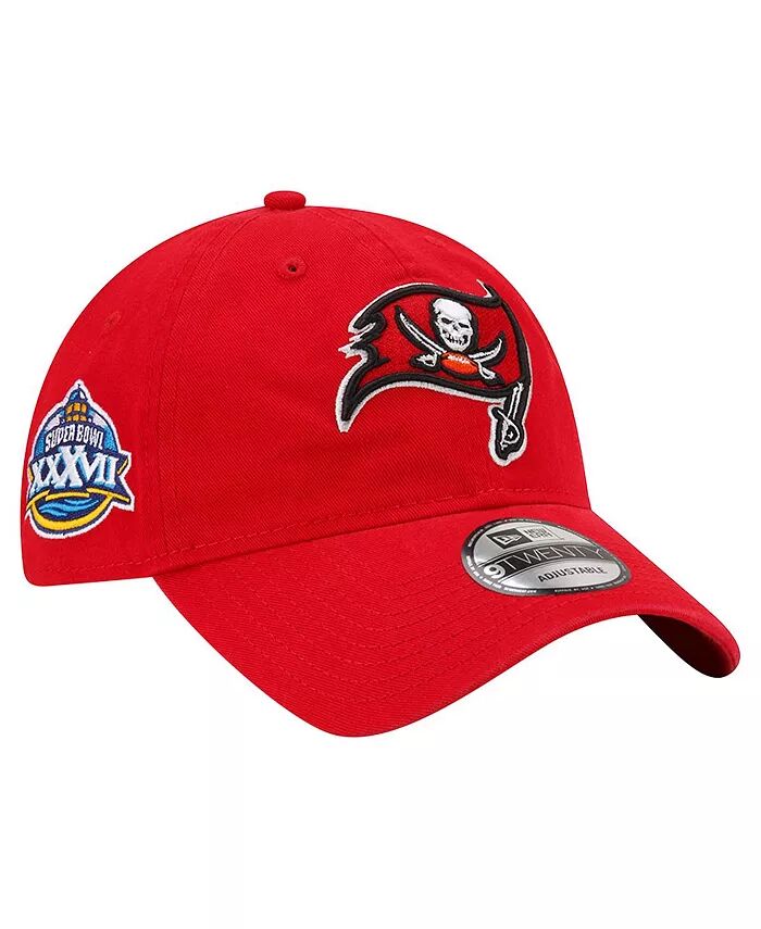 

Мужская красная кепка Tampa Bay Buccaneers Distinct 9TWENTY Adjustable New Era
