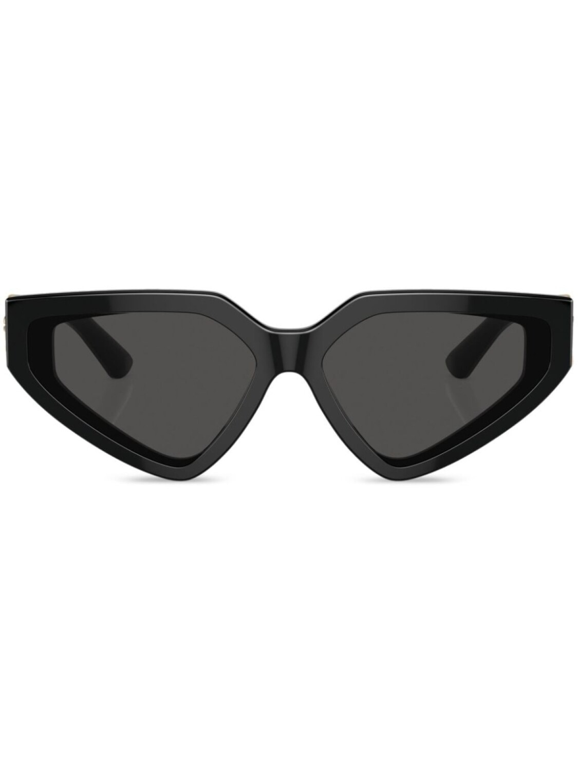 

Dolce & Gabbana Eyewear солнцезащитные очки Precious в оправе 'кошачий глаз', черный