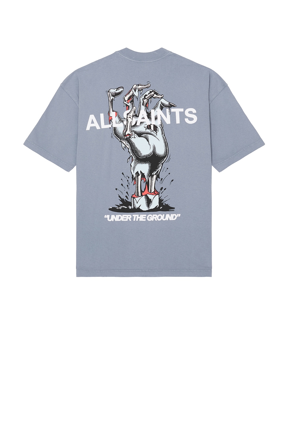 

Футболка с коротким рукавом и круглым вырезом Undergang Allsaints, damson blue