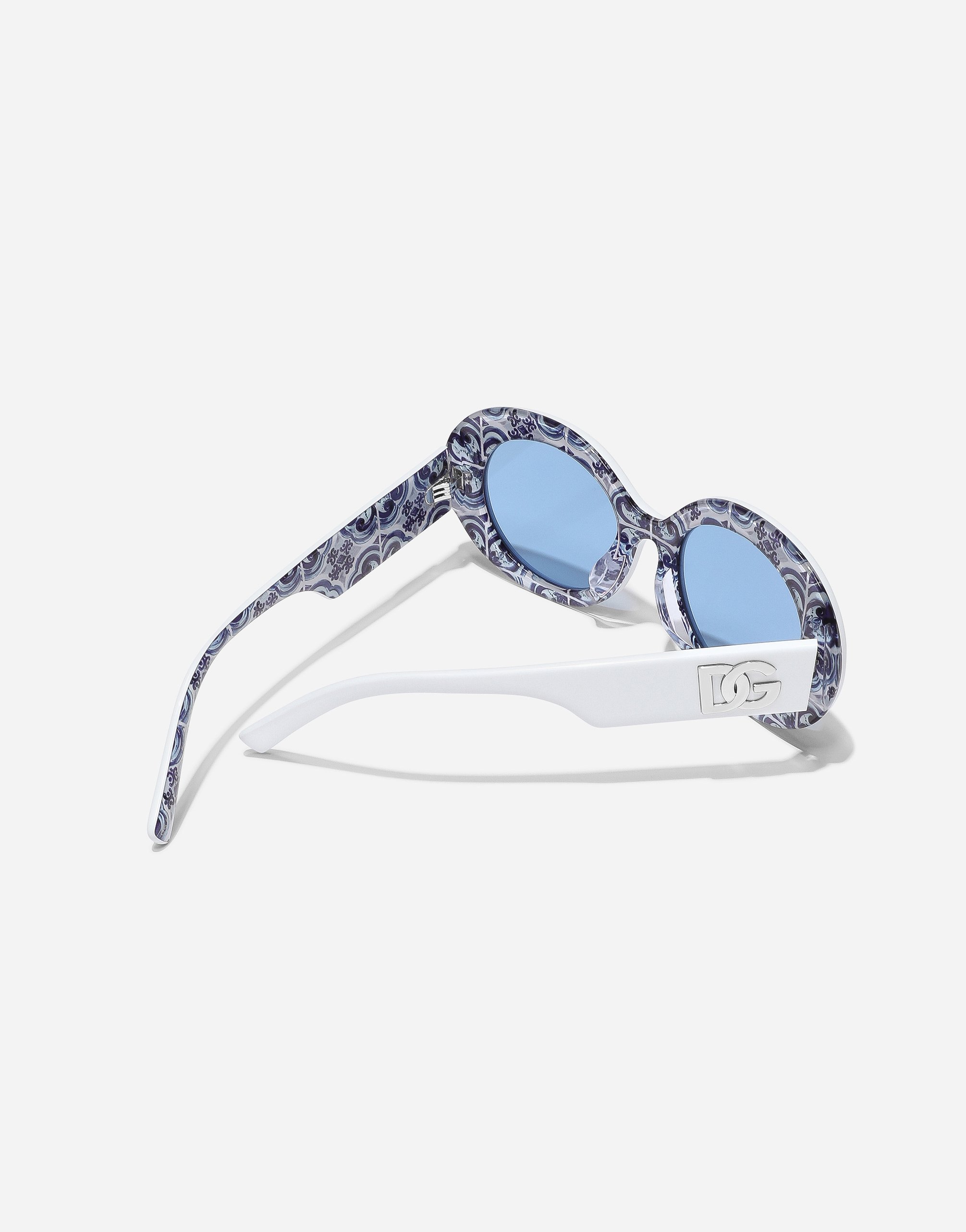 Солнцезащитные очки dg logo Dolce & Gabbana, белый — фото 2
