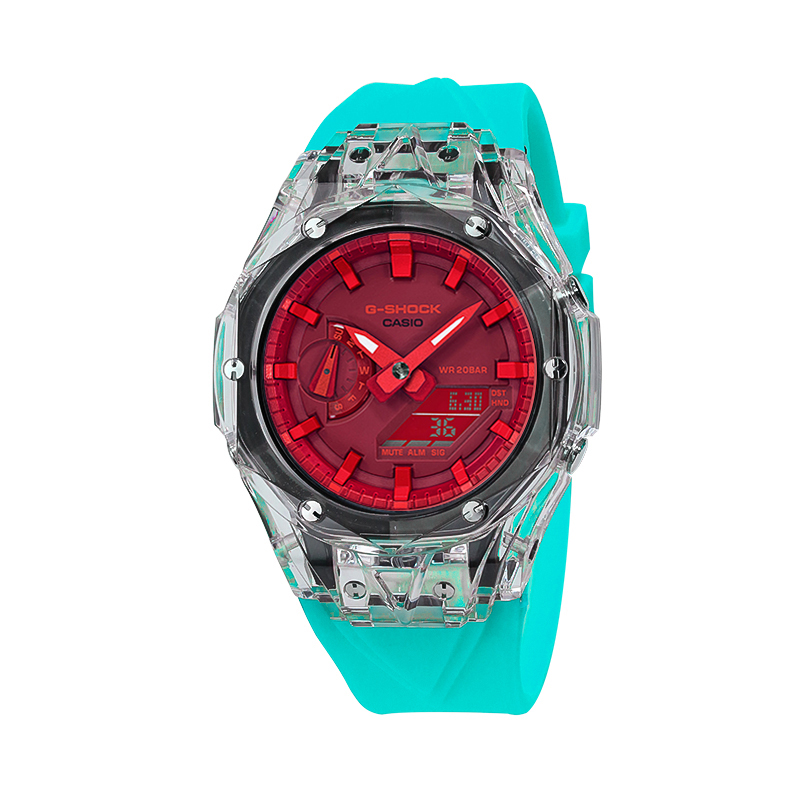 

CASIO Часы Unisex Liquid Crystal/Analog Dual Display Series Red Watch
