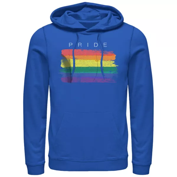 

Графический худи с мазками флага гордости мужчин Licensed Character, синий