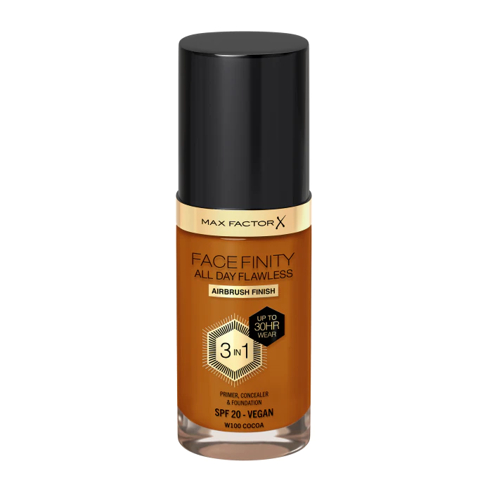 

Тональная основа Facefinity Base de Maquillaje Max Factor, 100 Cocoa