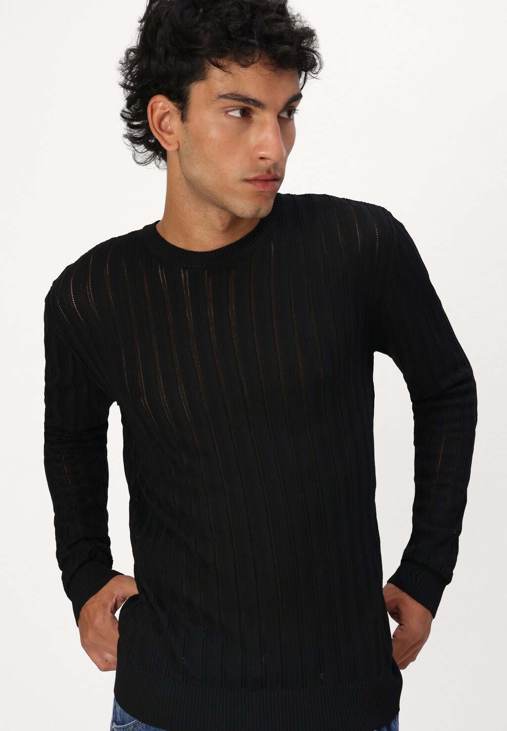 

Джемпер LEOBBCABLINO CREWNECK KNIT Bruuns Bazaar, черный