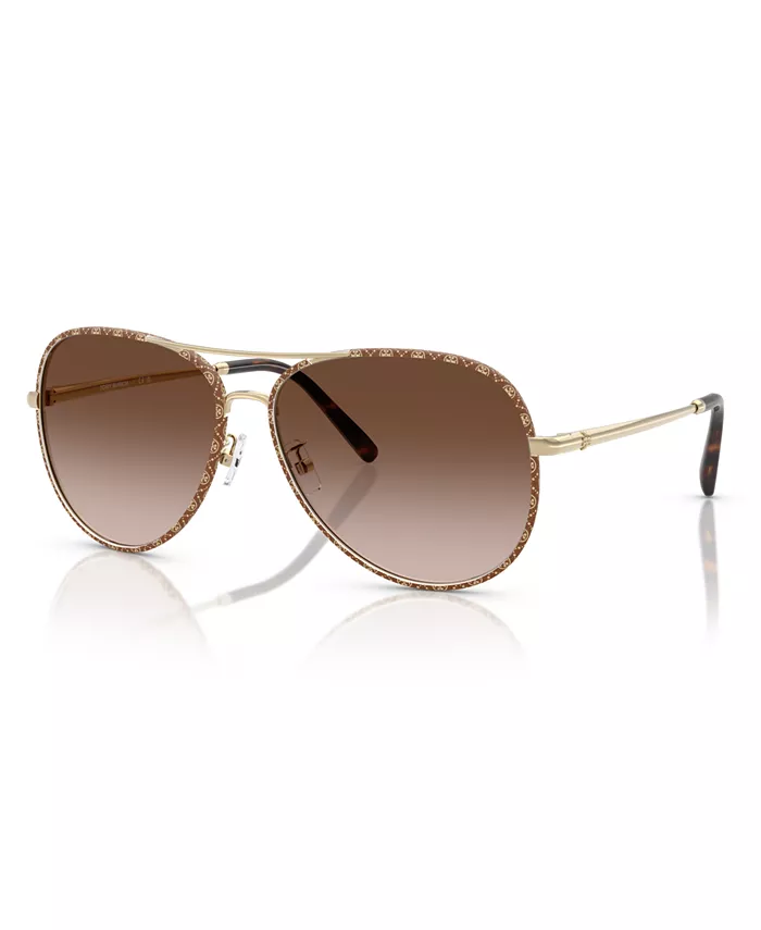 

Женские солнцезащитные очки большого размера, TY6114 Tory Burch, золотой