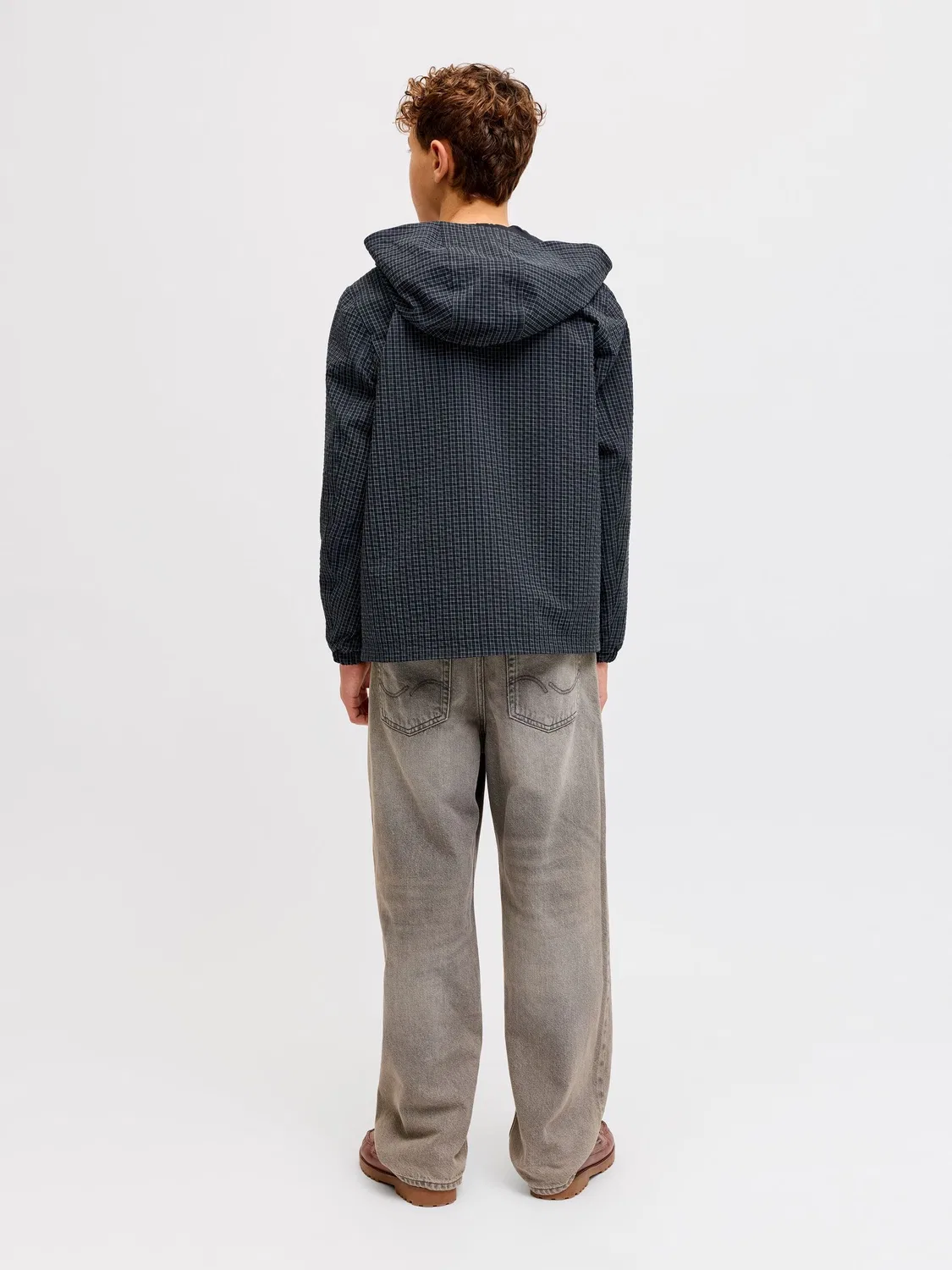 Куртка легкая JACK & JONES Junior, асфальт — фото 3