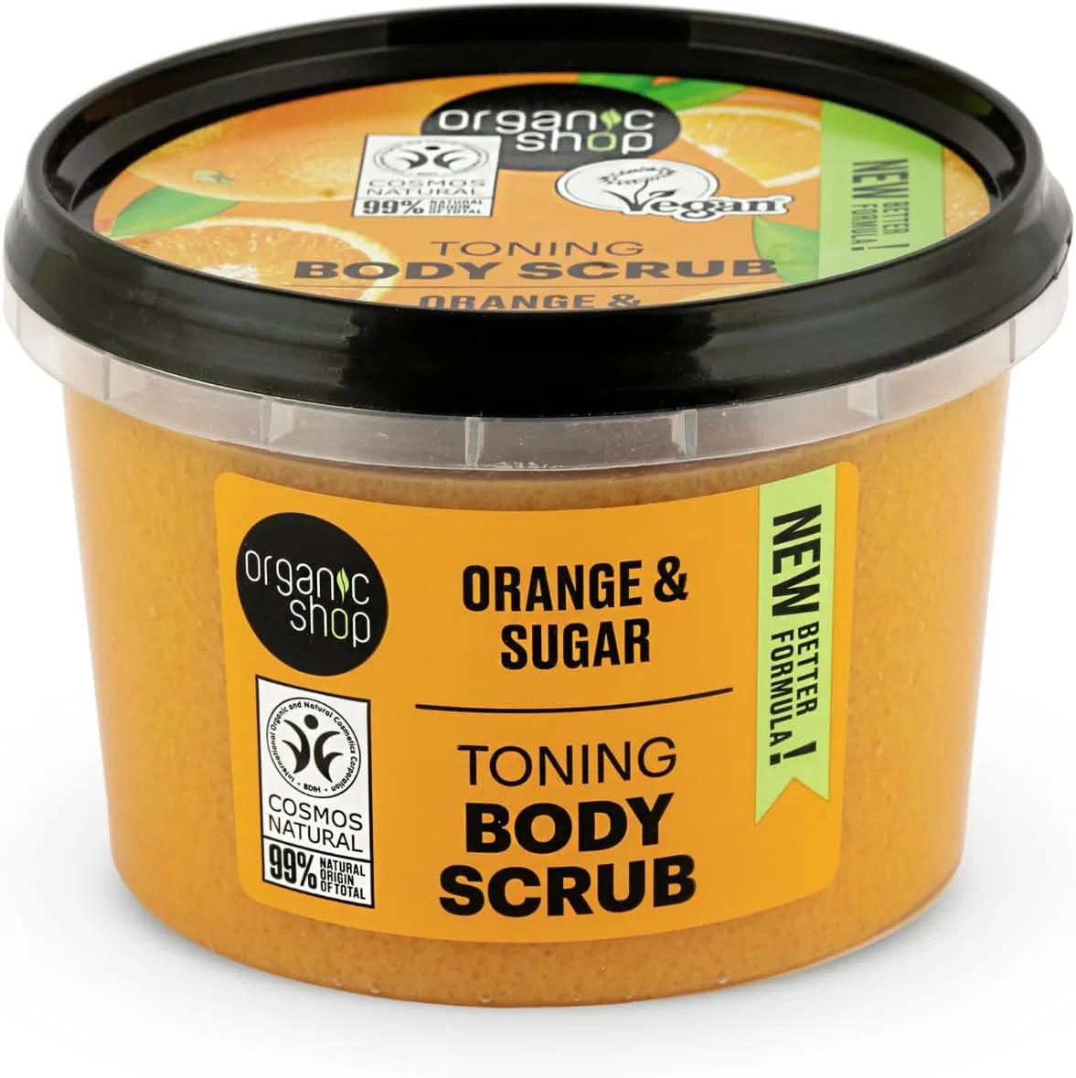 Скраб для тела Organic Shop с апельсином, 250 мл