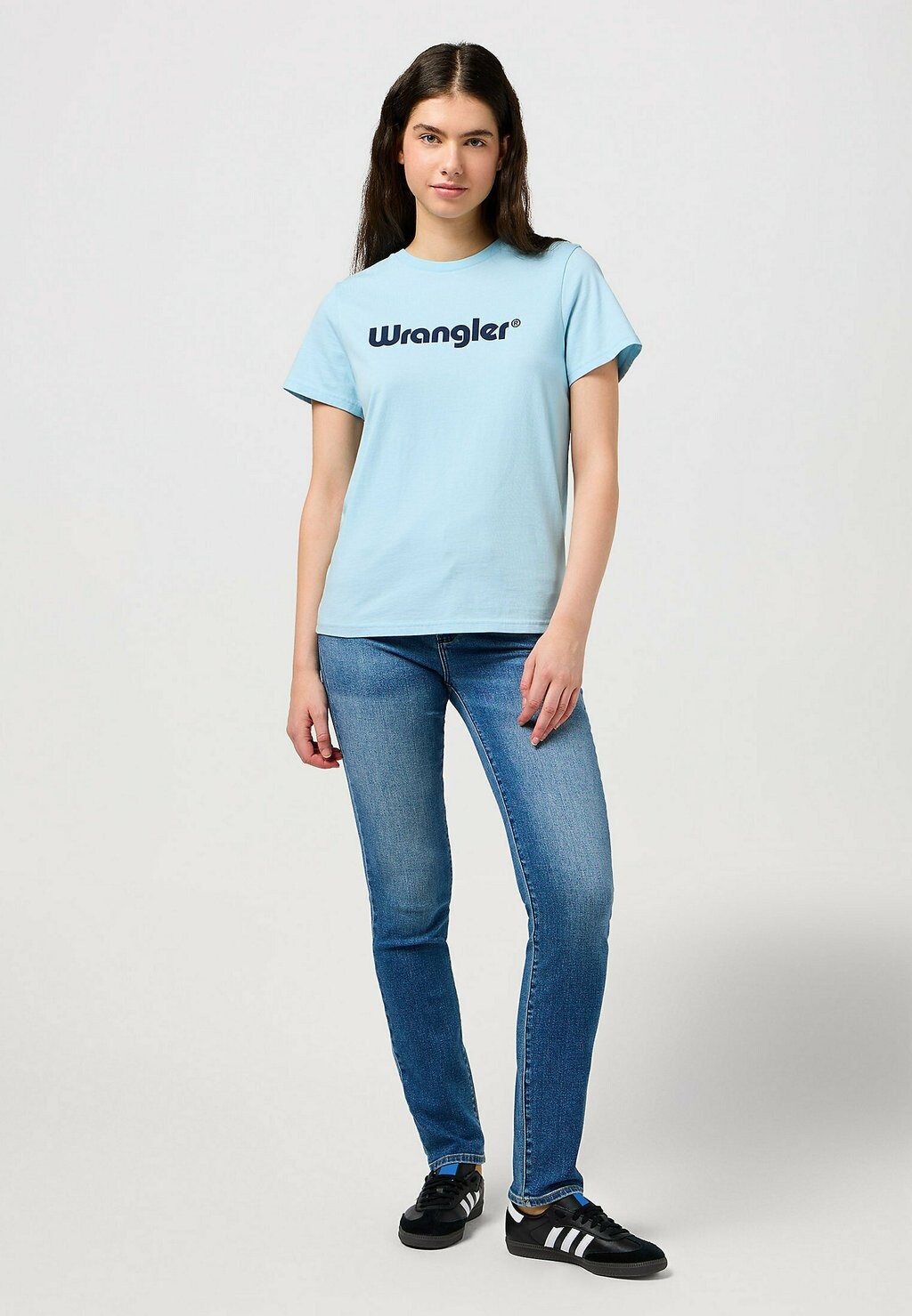 

Футболка с принтом REGULAR Wrangler, цвет Dream Blue