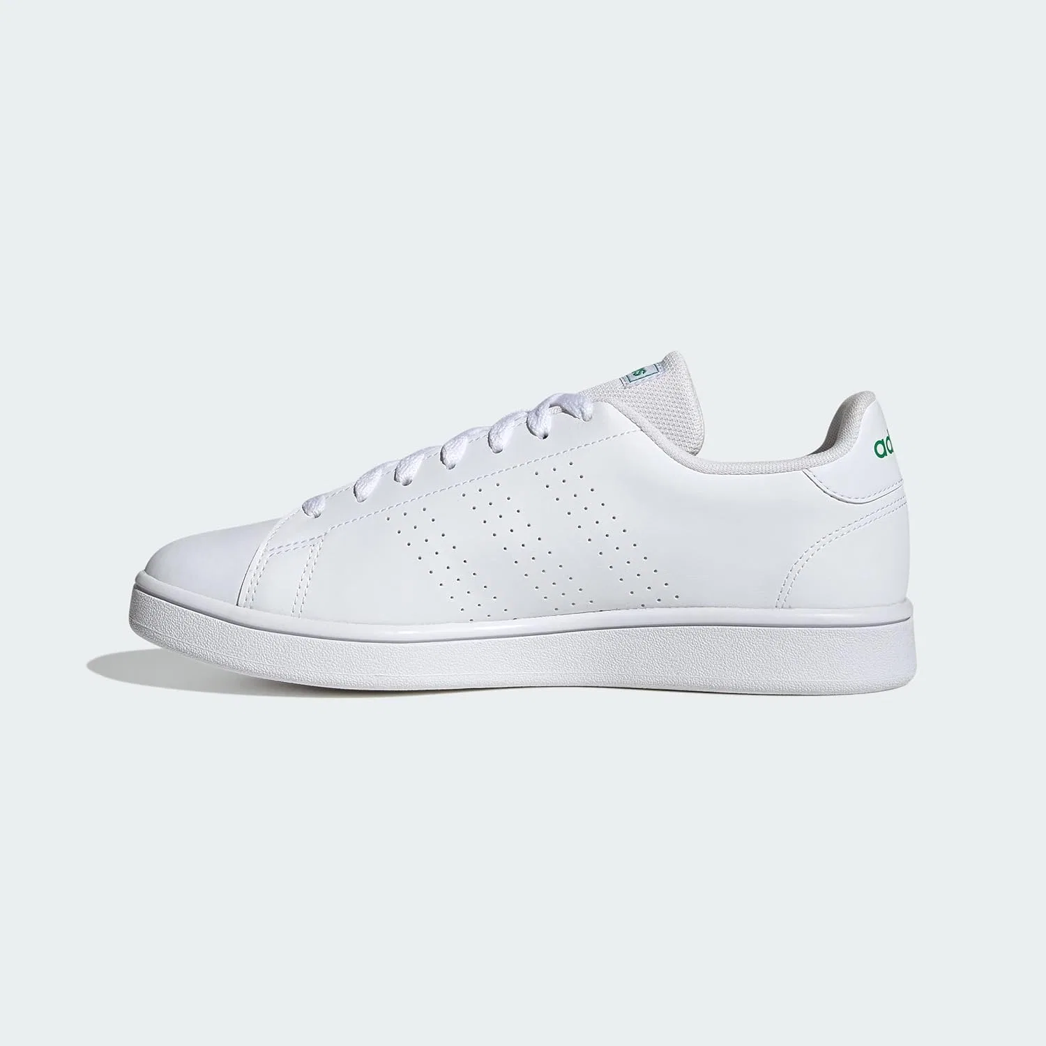 Кроссовки Adidas Herren Advantage Base Court Lifestyle ShoesSchuhe, Cloud White Cloud White Green — фото 2