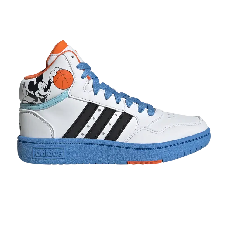

Кроссовки Adidas Disney x Hoops 3.0 Mid J, белый
