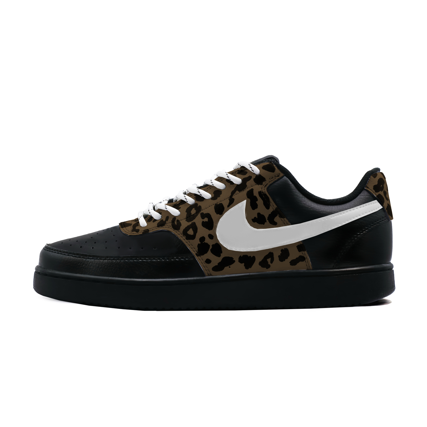 

Nike Кроссовки Court Vision 1 Brown Trace Abrasion Resistant low top skateboard мужские brown