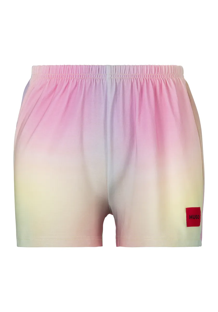 

Пижамные штаны HUGO Underwear "STARMY_SHORTS", с лейблом HUGO, цвет Open Miscellaneous 960
