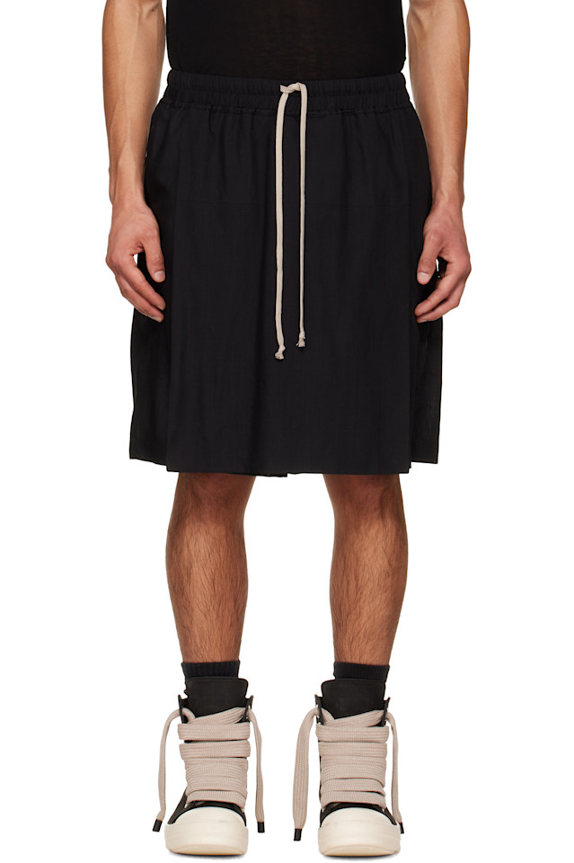 

Шорты-Килт Temple Rick Owens, черный