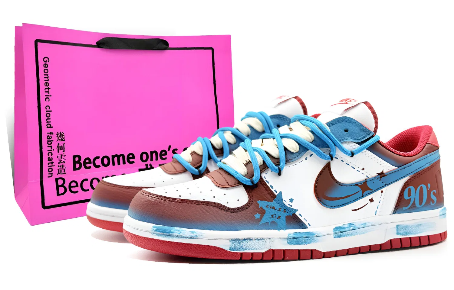 Кроссовки Nike Big Red Blue