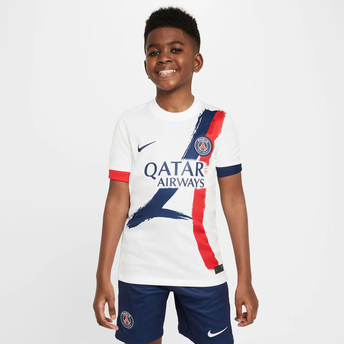 

Толстовка детская Paris Saint-Germain 2024-2025 Stadium Away Nike, белый