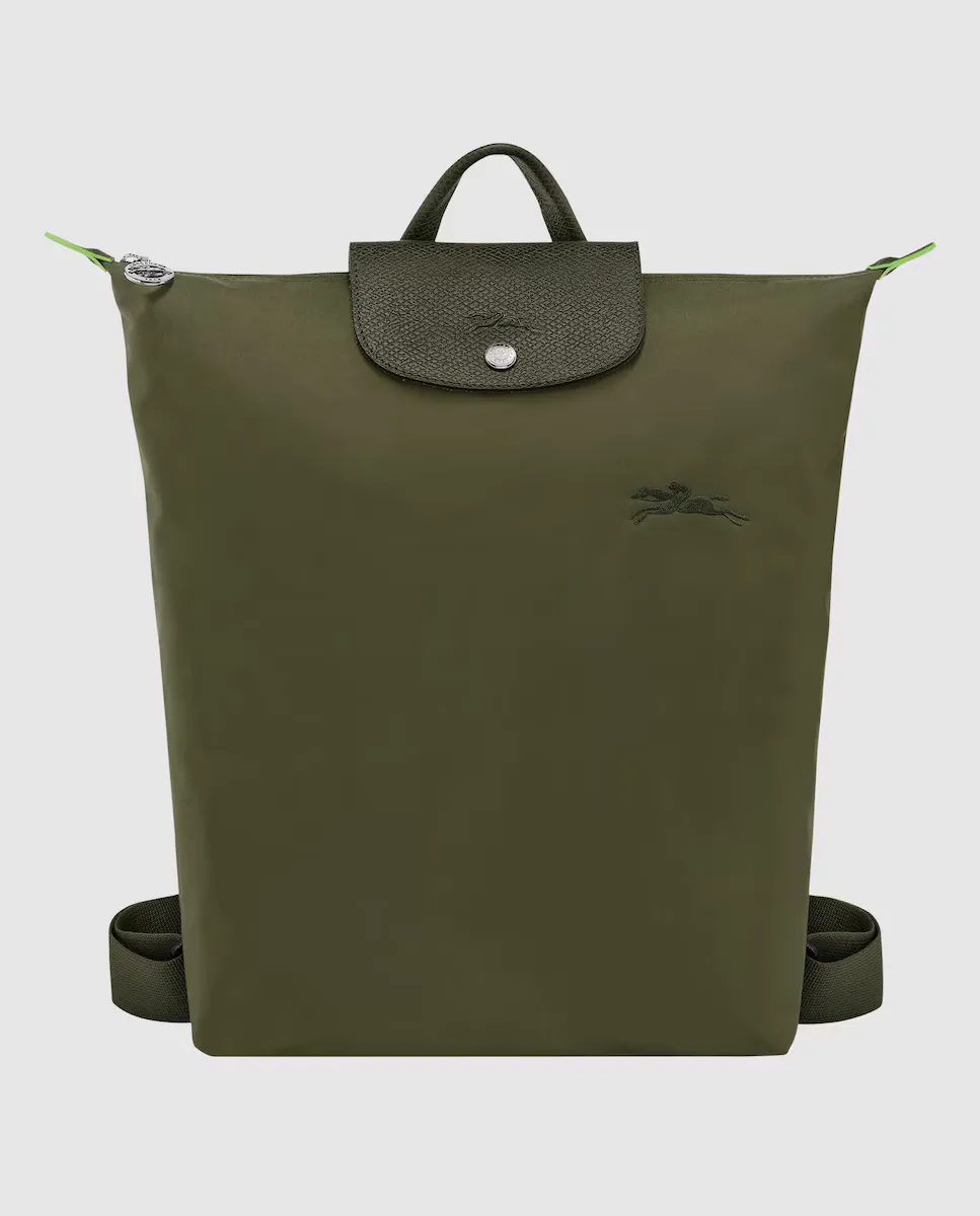 

Женские рюкзаки Le Pliage размера M Longchamp, темно-зеленый
