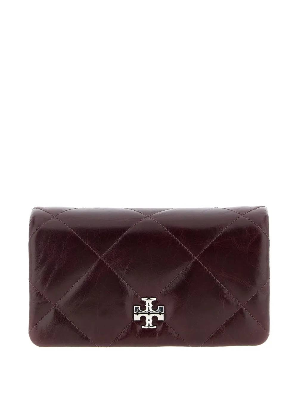 

Кожаная сумка через плечо Kira Diamond Tory Burch, красный