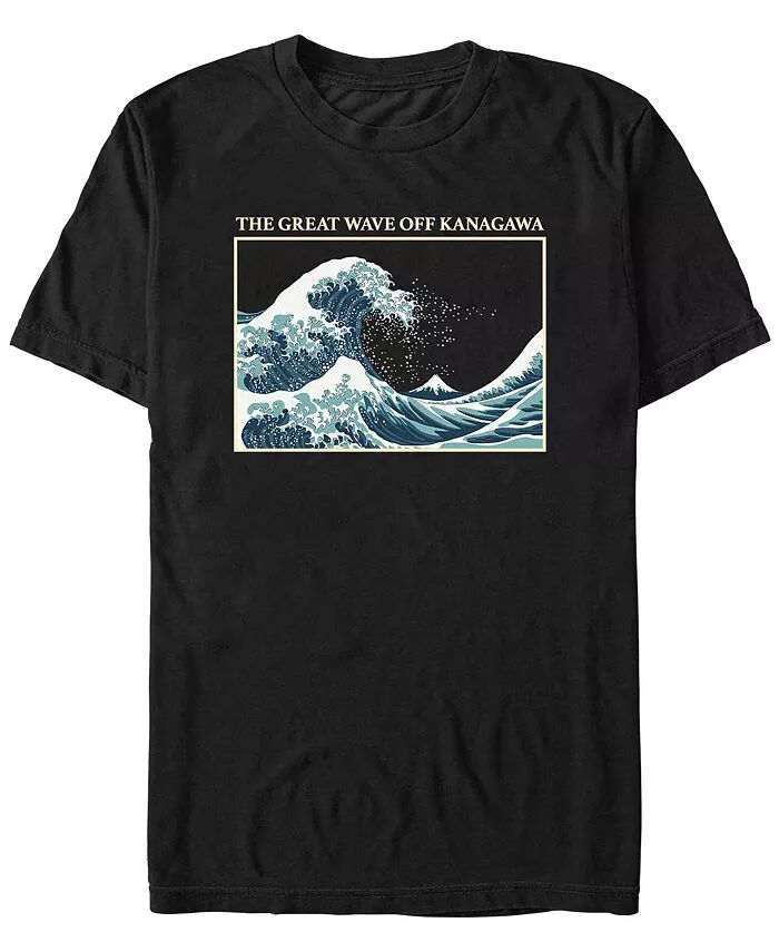 

Мужская футболка Great Wave с короткими рукавами Fifth Sun, черный