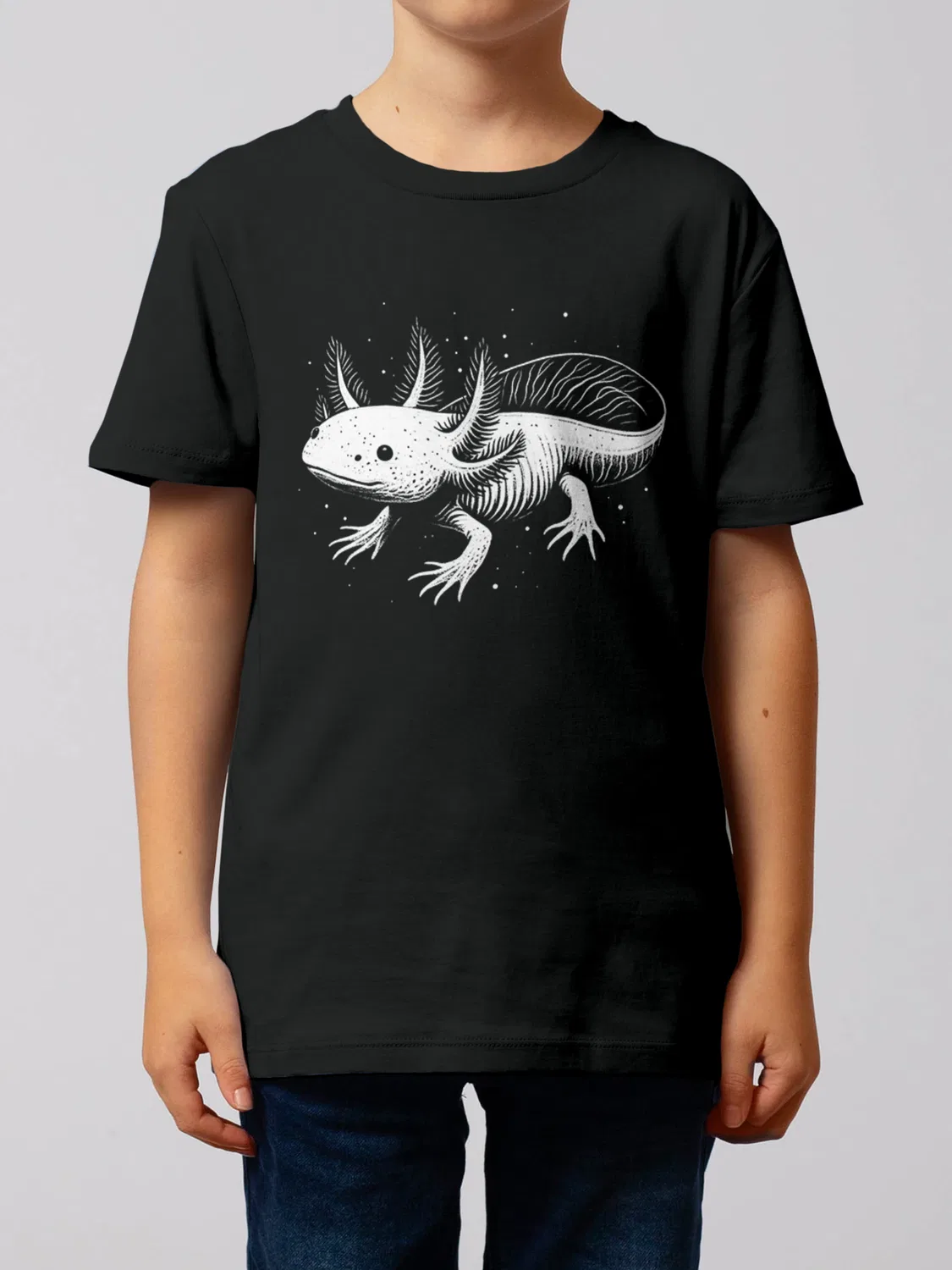 Футболка 'Axolotl' Watabout.Kids, Black — фото 2