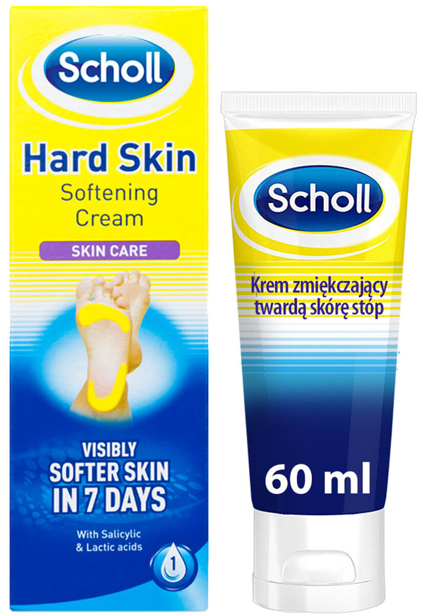 

Scholl, крем для ног, смягчающий огрубевшую кожу, алоэ, масло ши, салициловая кислота, 60 мл