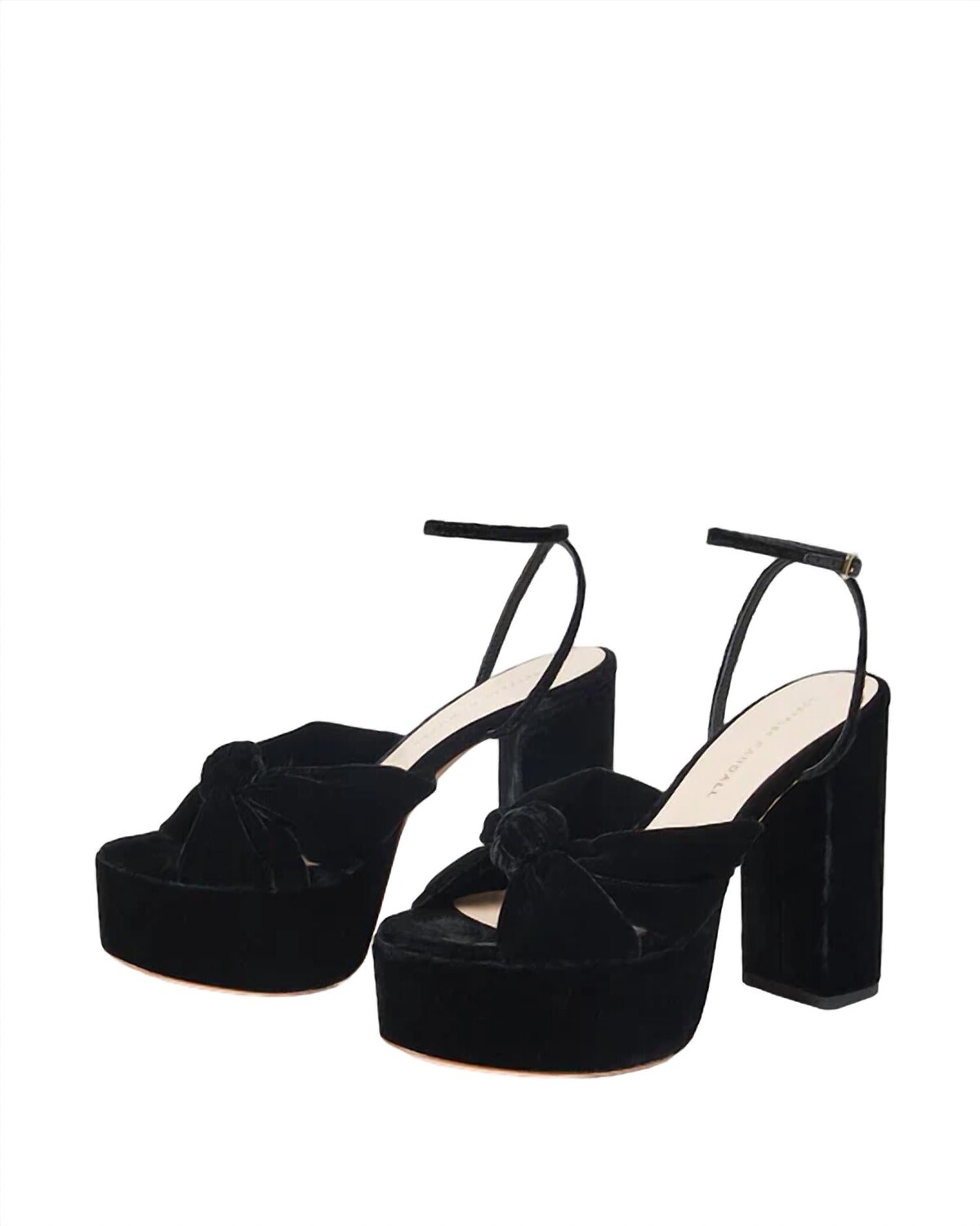 Черные сандалии на платформе Roz Knot Loeffler Randall, черный — фото 3