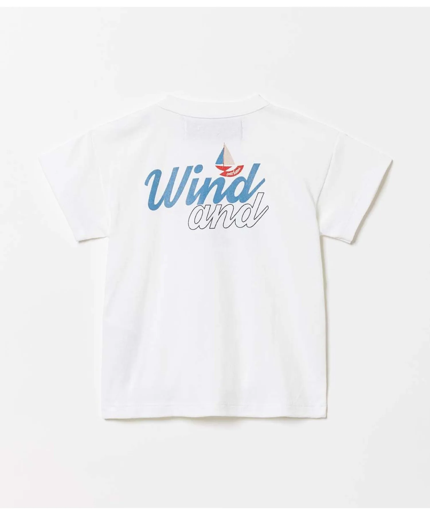 Детская футболка с принтом PETIT BATEAU WIND AND SEA розовая — фото 2