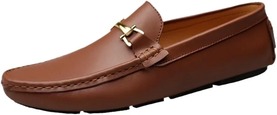 Лоферы кожаные Classic Leather, коричневый HBNCFTI