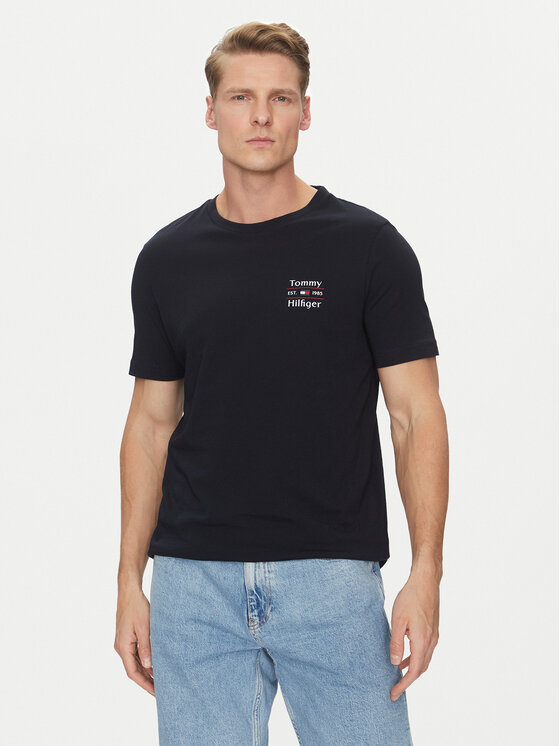 

Футболка обычного кроя Stack MW0MW38622 Tommy Hilfiger, синий