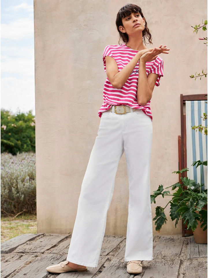 

WITT WEIDEN Прямые джинсы белого цвета