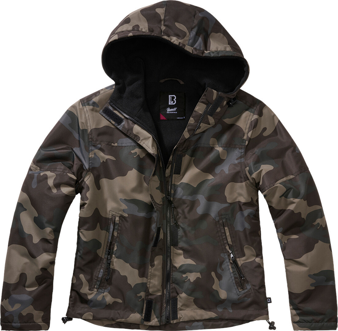 

Куртка Brandit Windbreaker Frontzip Ladies Jacket, темный кмуфляж
