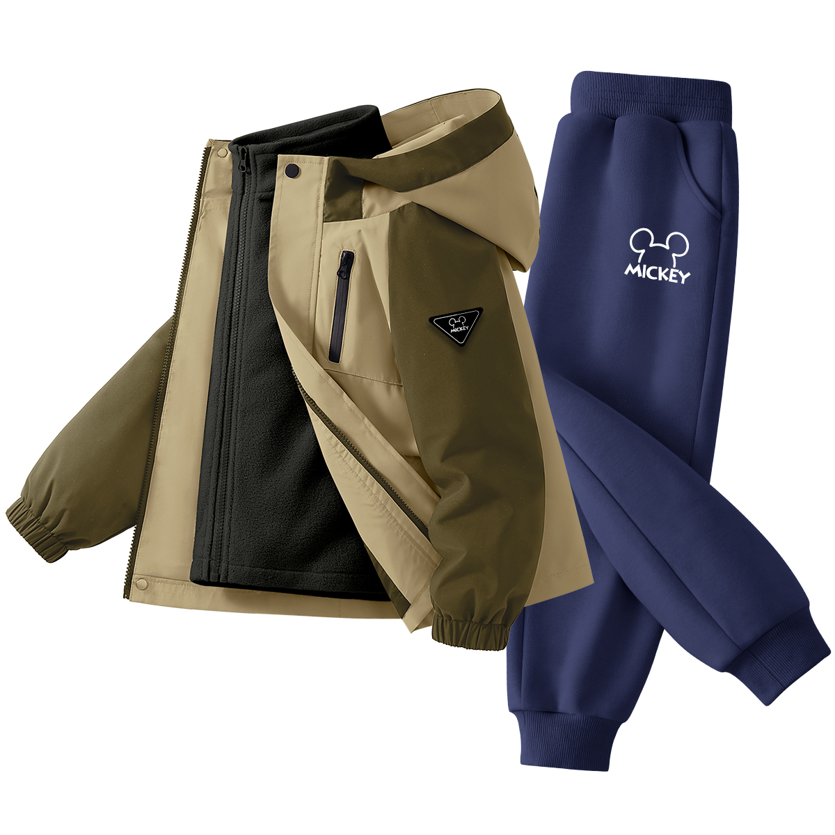 

Детская повседневная спортивная одежда Disney, коричневый