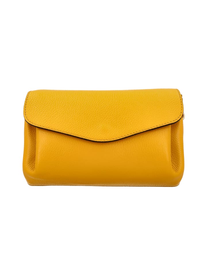 

Наплечная сумка faina Crossbody Bag Aus Leder, желтый