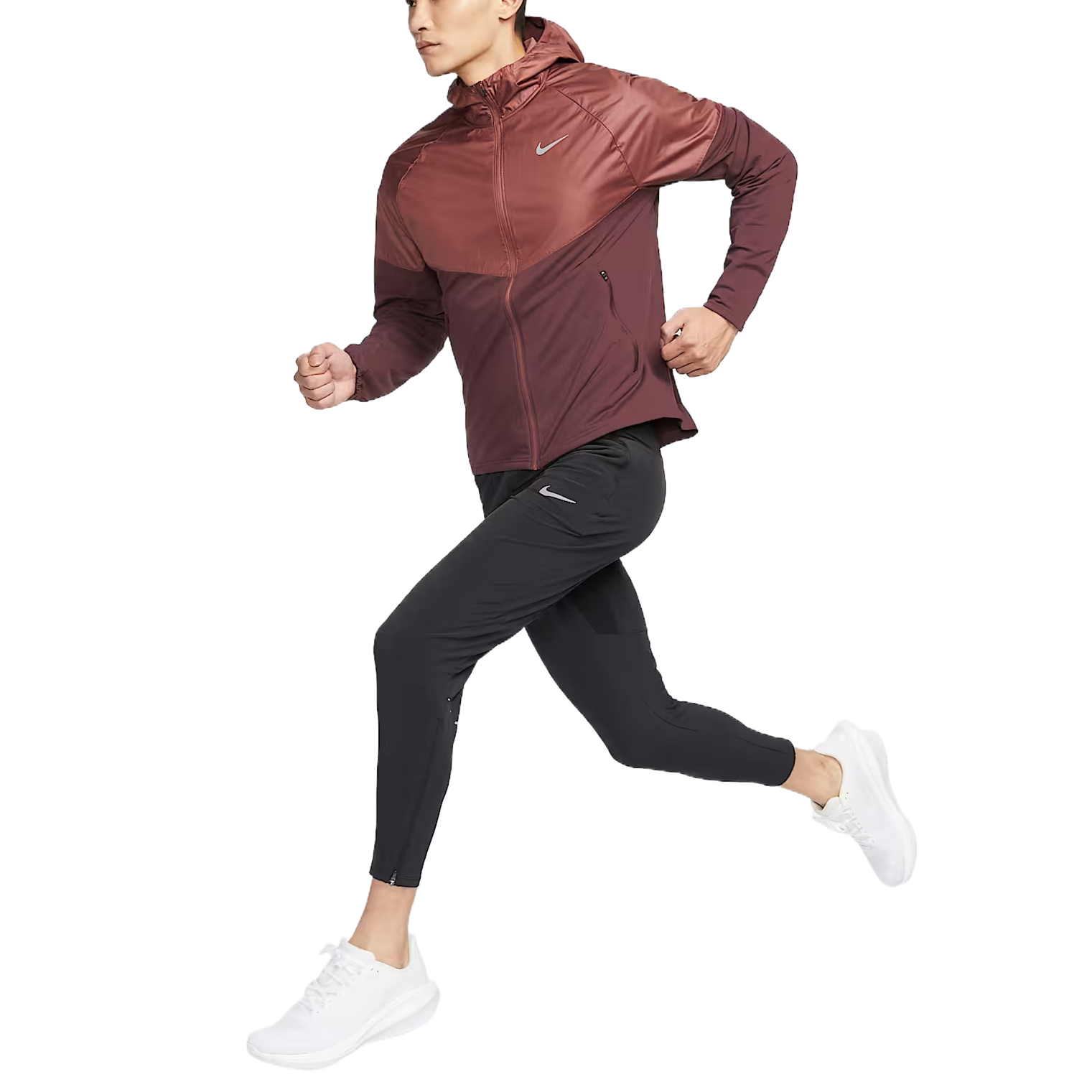 Мужская зимняя куртка для бега repel Nike, красный — фото 4