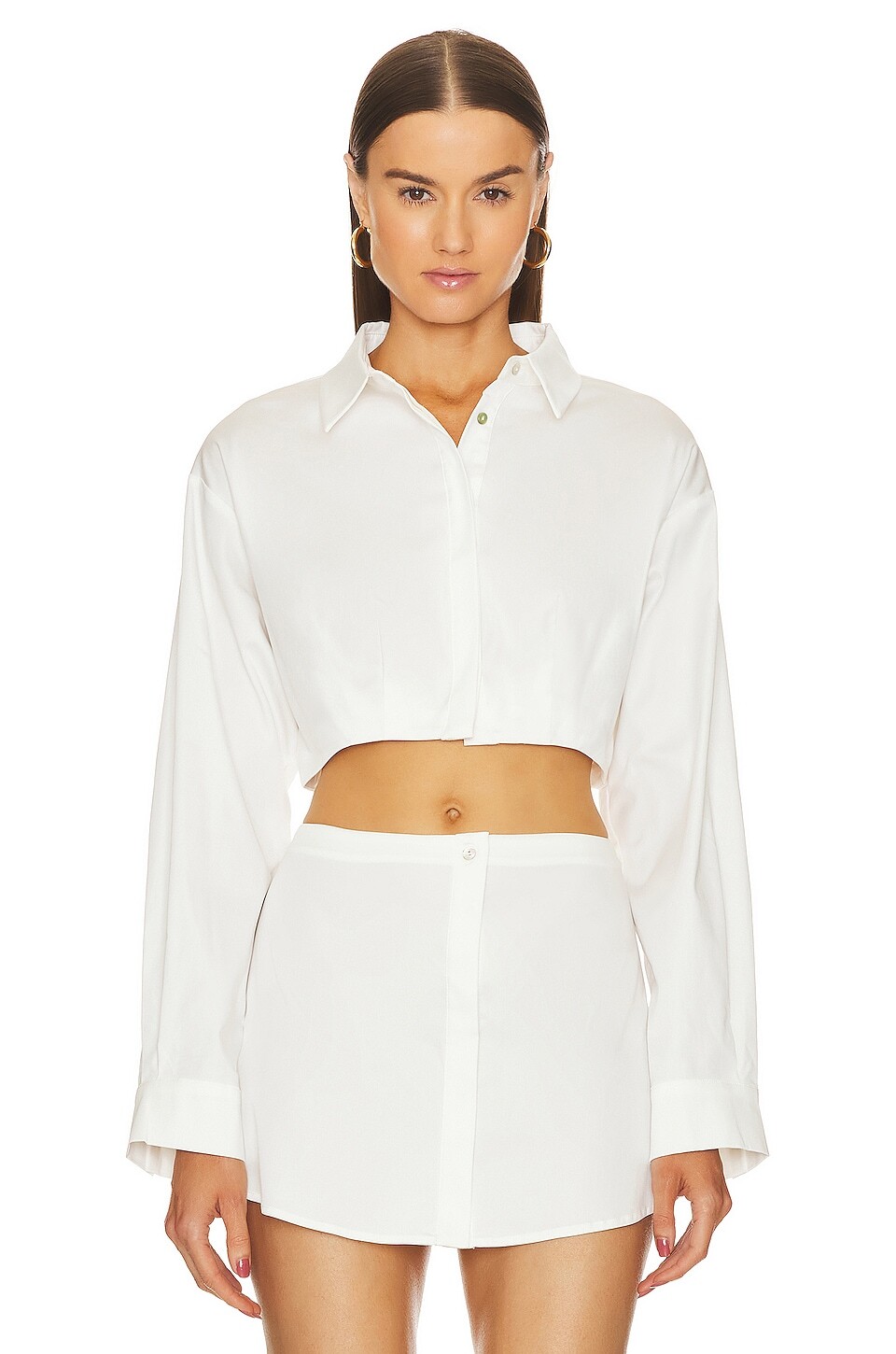

Рубашка OW Collection Bella Crop, белый