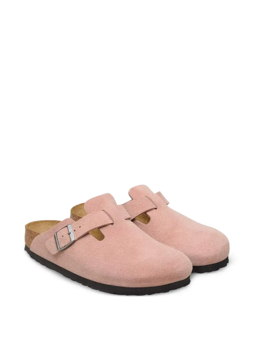 Бостонские кожаные кроссовки с пряжками Birkenstock, розовый — фото 2