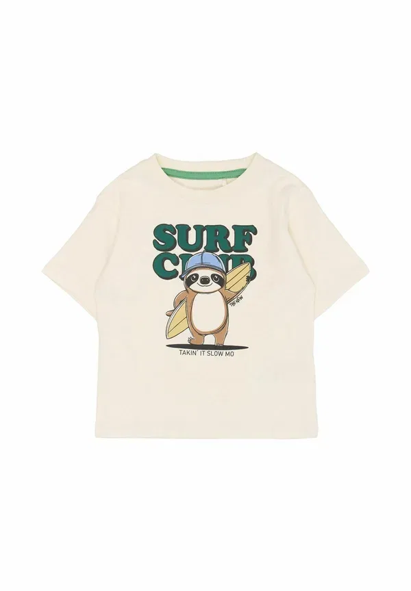 Футболка Tnsttobias os s_s tee print t-shirt The New Siblings, гардения — фото 2