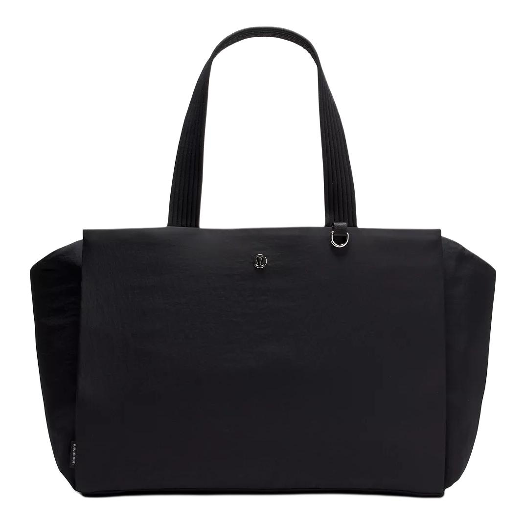 

Lululemon Переработанная нейлоновая сумка-шоппер унисекс черная, Black