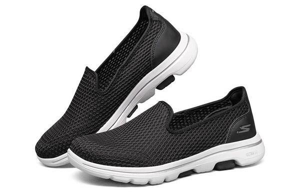 Тапочки go walk 5 lazy shoes black Skechers, черный — фото 3