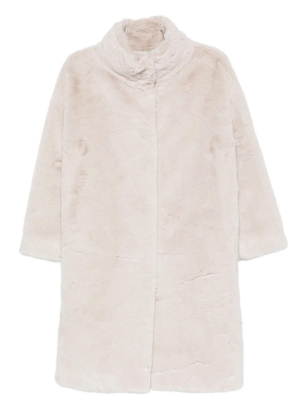 

Пальто с воротником-стойкой Herno, нейтральный