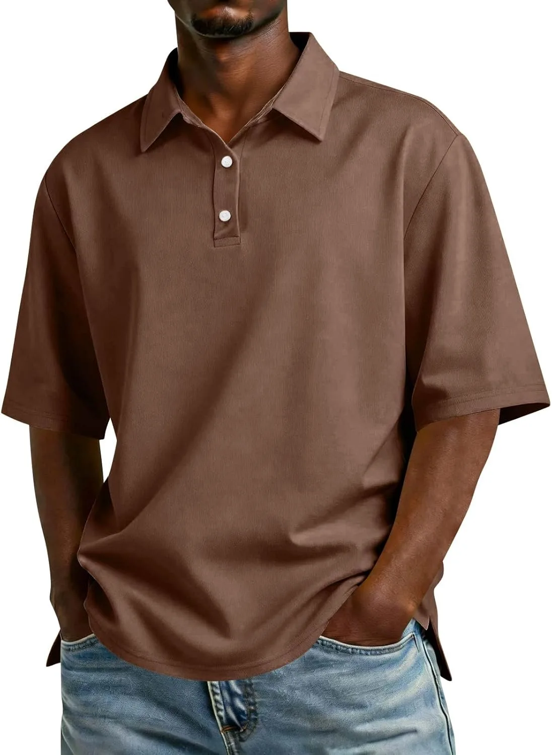 

Мужская поло с коротким рукавом 2026, легкая хлопковая, классический крой CUKOLSXA