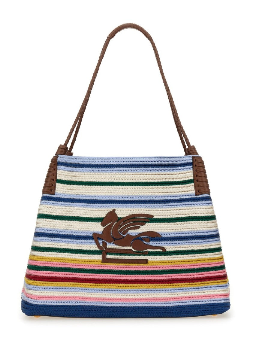 

Сумка-шоппер "Libra" с узором пейсли среднего размера Etro, мультиколор