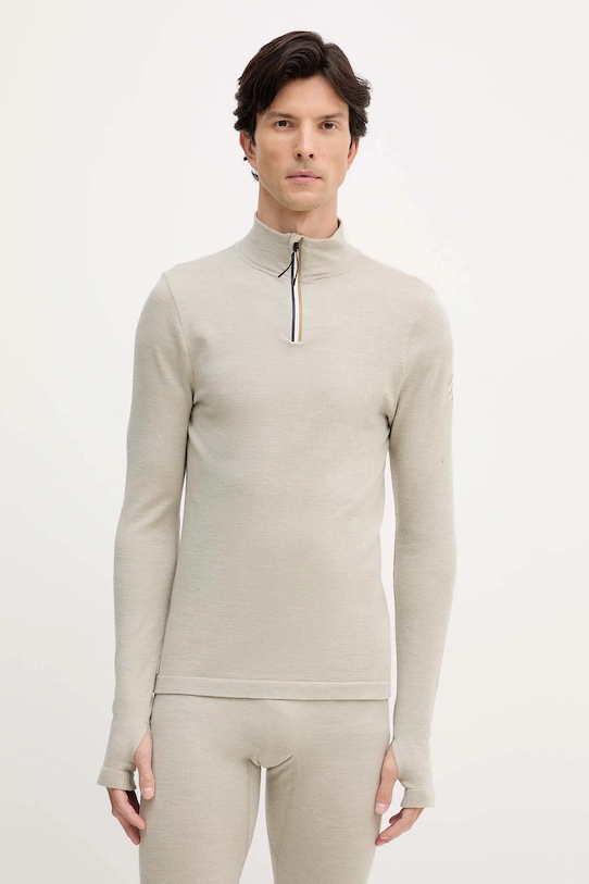 

Толстовка из смесовой шерсти Boss, бежевый