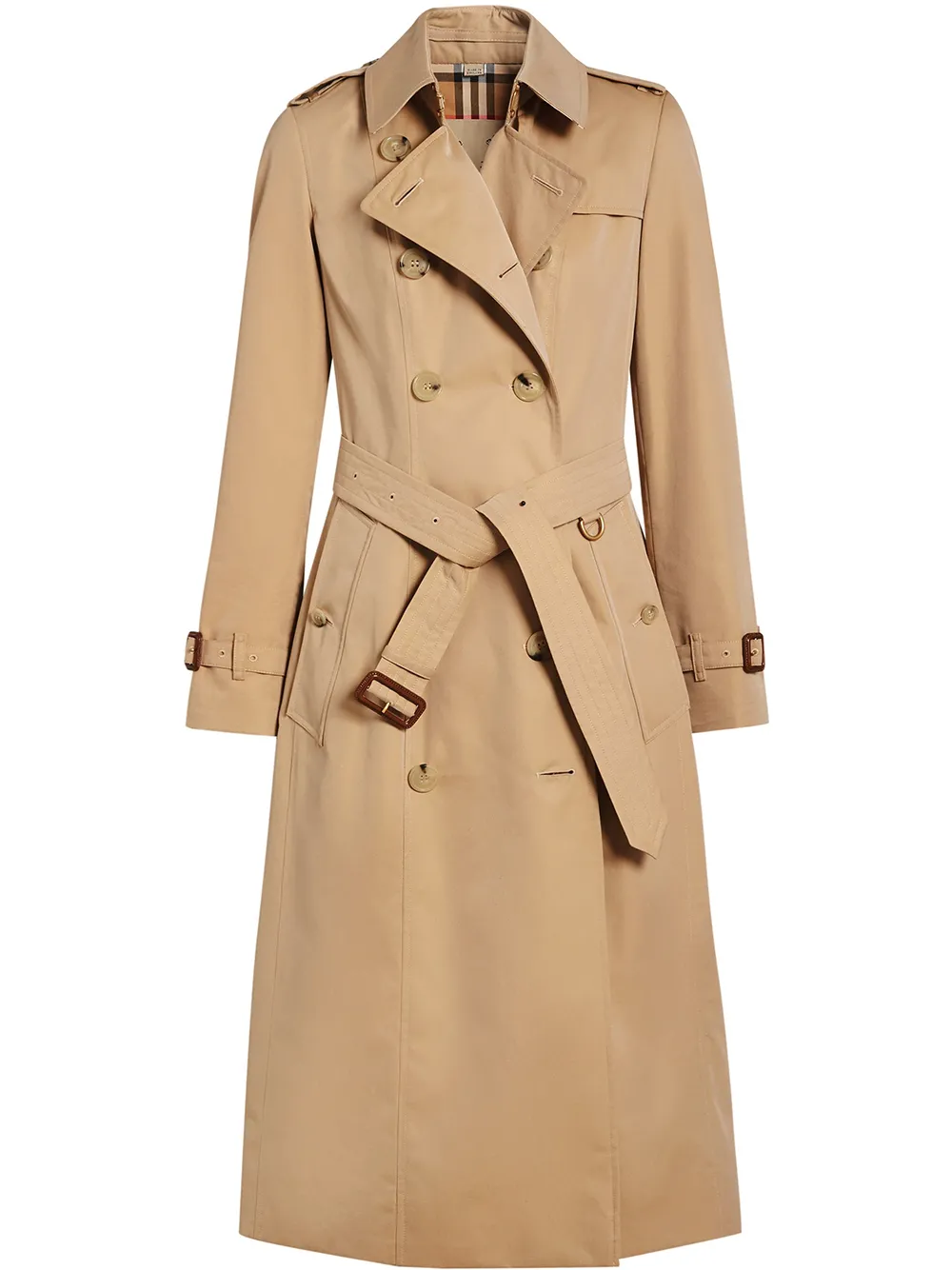 

Длинный тренч Chelsea Heritage BURBERRY, нейтральный