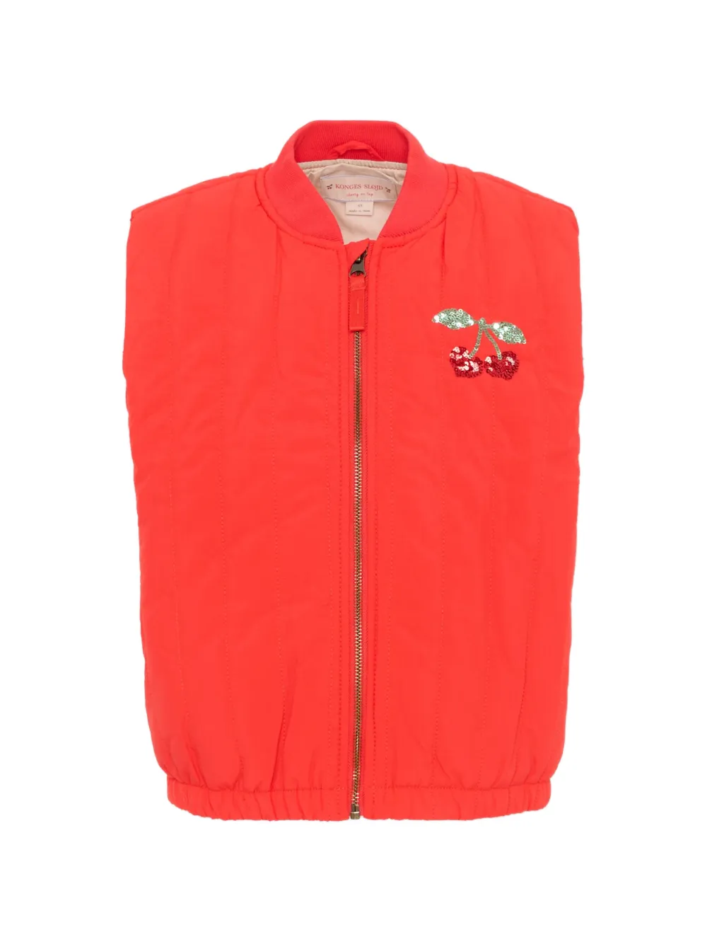 

Декорированный стеганый жилет Konges Sløjd, красный