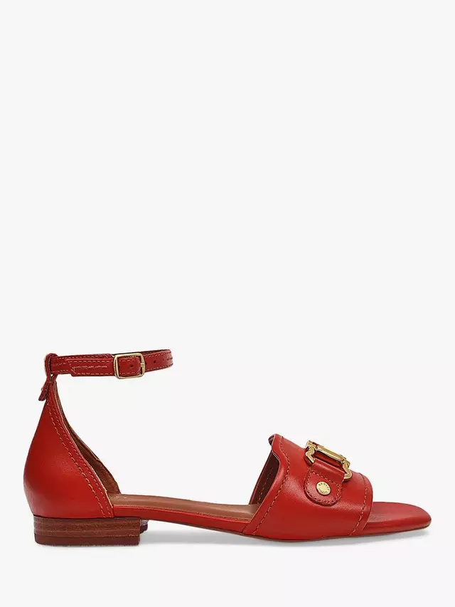 

Сандалии Radley Linden Crescent Stirrup Strap Leather, цвет fire/red