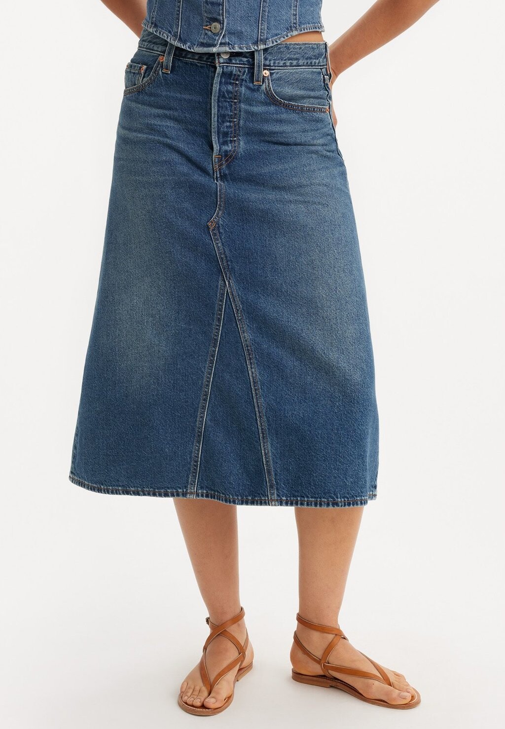 

Джинсовая юбка DECON SKIRT Levi's, темно-синий