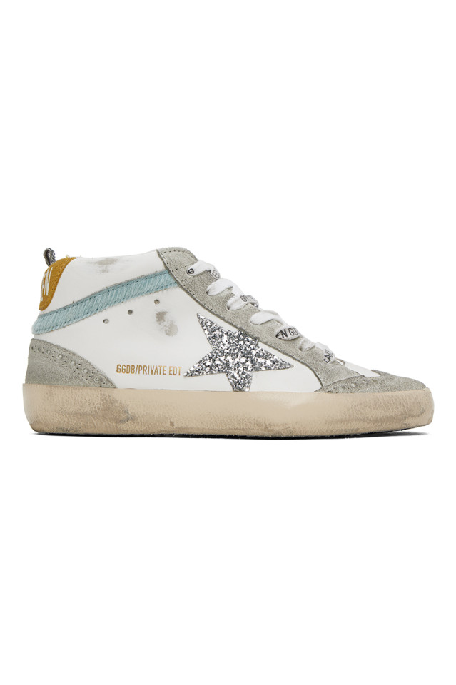 эксклюзивные кроссовки Off-White Mid Star от SSense Golden Goose, белый