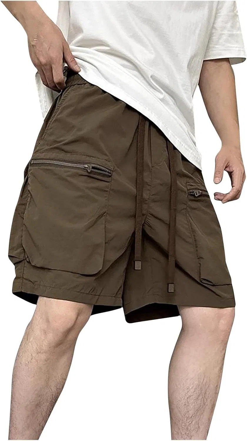 Шорты карго мужские stretch, бренд Generic, цвет A02_coffee