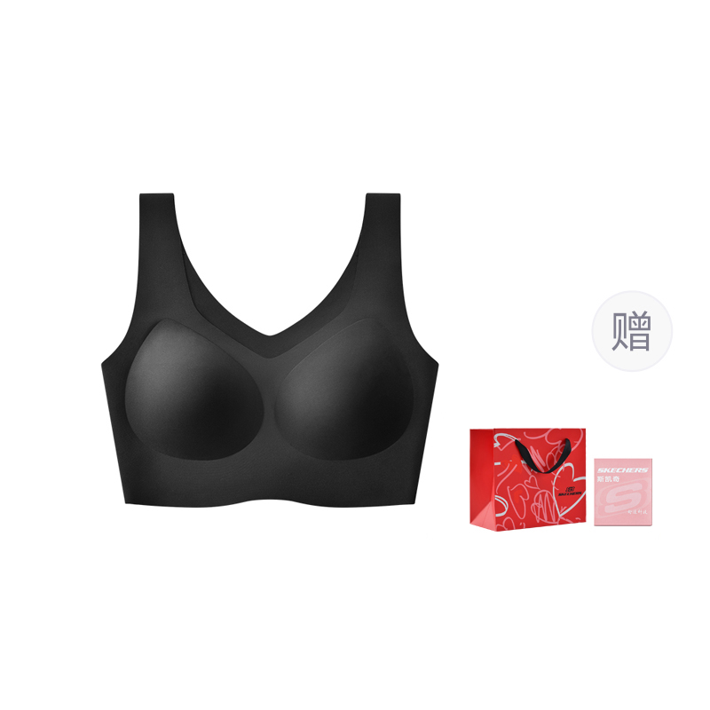 

Женский бюстгальтер в одиночной упаковке, подарочный набор Skechers, черный